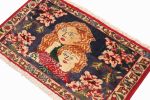 Vintage Gabbeh rug in Red, Blue, and Beige-Brown Pictorials | Area Rug in Rugs by Rug and Kilim