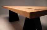 European Oak | Internal Live Edge | Dining Table in Tables by L'atelier Mata. Item composed of oak wood