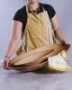 XXL 28" Oval Salad Wood Bowl, Table Decor | Serving Bowl in Serveware by TerraKlay. Item made of wood compatible with contemporary and country & farmhouse style