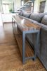 White Oak & Steel Sofa Table | Console Table in Tables by Dust & Spark. Item made of wood with steel