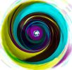Spin Me 'Round Multi Color | Photography by Joanie Landau. Item composed of paper