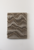 Pleated Wall Sculpture | Wall Hangings by andagain. Item composed of canvas in minimalism or contemporary style