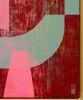 Fractured fallen pink red | Oil And Acrylic Painting in Paintings by Ronald Hunter. Item composed of canvas in minimalism or contemporary style