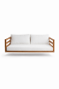 Del Mar Teak Swing Bed with Cushions | Daybed in Couches & Sofas by ModHaven. Item in mid century modern or coastal style