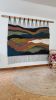 Extra Large Woven Landscape | Macrame Wall Hanging in Wall Hangings by MossHound Designs by Nicole Hemmerly | Adobe Springs Apartments in Houston. Item composed of oak wood & cotton compatible with eclectic & maximalism and industrial style