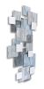"Glacial" TTS Glass and Metal Wall Art Sculpture | Wall Sculpture in Wall Hangings by Karo Studios. Item composed of metal and glass