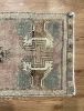 Hand-woven Turkish Rug Doormat| 1.9 x 4 | Small Rug in Rugs by Wool and Rug. Item composed of wool compatible with boho and contemporary style