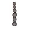 21 Steel Wire Mesh Hanging Sculpture #21  38"x 7" | Sculptures by Anne Lindsay Studio. Item made of steel with ceramic works with contemporary & modern style