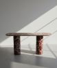 Italian Premium Rosso Levanto Marble Console Table | Tables by Tinella Collection. Item composed of marble in minimalism or contemporary style