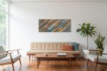 After The Rain No. 3 (60"x24") | Wall Sculpture in Wall Hangings by Craig Forget. Item composed of wood in mid century modern or contemporary style