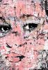 Contemporary Woman in Pink | Mixed Media by Daryl Thetford. Item made of paper & synthetic