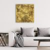 Antique Gold | Oil And Acrylic Painting in Paintings by Alessia Lu. Item made of canvas works with minimalism & contemporary style