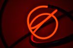 Red Neon Orb | Public Sculptures by Mark Beattie MRSS. Item made of copper