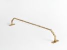 Luxury Bathroom And Kitchen Bar Towel Hanger N15 | Rack in Storage by Poignees D'Amour French Bronze Hardware. | Babel Hotels Belleville in Paris. Item made of brass