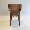 Lagos Bentwood Chair with Woven Cane Back | Dining Chair in Chairs by Kleinhaus Furniture. Item composed of wood & fabric compatible with mid century modern and contemporary style