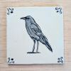 Dutch inspired tile _ Birds (decorative tile) | Tiles by Alzuleycha. Item composed of ceramic in scandinavian style
