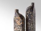 Black Stone Set Vase - Block Series in Bio Concrete | Vases & Vessels by Donatas Žukauskas. Item made of wood with paper works with contemporary & japandi style