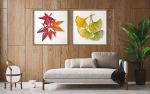 Large-scale Botanical on-edge paper art | Wall Sculpture in Wall Hangings by JUDiTH+ROLFE. Item made of paper compatible with contemporary and modern style