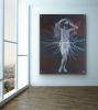 Myths and Goddesses#1 | Oil And Acrylic Painting in Paintings by silvia poloto. Item made of wood compatible with contemporary and modern style