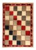 Vintage Gabbeh Tribal rug in Beige-Brown, Red and Gray | Area Rug in Rugs by Rug and Kilim