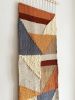 Diamonds & Rust #1 | Tapestry in Wall Hangings by Dörte Bundt. Item made of cotton works with boho & mid century modern style