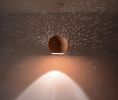 Claylight Terracotta Pendant 10": Earthy Ceramic Hanging Lam | Pendants by lightexture. Item composed of ceramic compatible with mid century modern and contemporary style