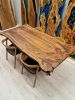 Dining table,log table,custom walnut table,dinner table | Tables by Brave Wood. Item composed of walnut
