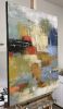 Traces of Tuesday | Oil And Acrylic Painting in Paintings by Shellie Garber Art. Item made of canvas works with contemporary style