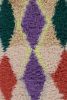 Vintage Azilal Moroccan Runner and Shag Rug with Diamond | Area Rug in Rugs by Rug and Kilim