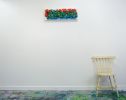 My Best Friend's Geraniums | Oil And Acrylic Painting in Paintings by Claire Desjardins. Item composed of canvas and synthetic