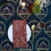 Rustic Cotton Napkins | Barkha Orange - Set of 4 | Linens & Bedding by ichcha. Item composed of cotton compatible with boho and art deco style