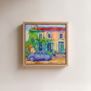 Afternoon in the South of France | Oil And Acrylic Painting in Paintings by Berezart. Item composed of canvas in contemporary or mediterranean style