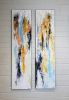 Salvation I-II | Oil And Acrylic Painting in Paintings by Julija Saler. Item made of canvas works with boho & contemporary style