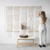 Woven Wall Hanging - Natural Wall Tapestry - Wall Decor | Wall Hangings by Lale Studio & Shop. Item made of bamboo with cotton works with contemporary & japandi style