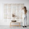 Teide 5 - Natural Wall Tapestry | Wall Hangings by Lale Studio & Shop. Item made of bamboo with cotton works with contemporary & japandi style