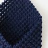 Macrame Pouch- Navy | Macrame Wall Hanging in Wall Hangings by YASHI DESIGNS. Item composed of cotton & fiber compatible with boho and contemporary style