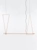 Dovell Hanging Lamp | Coral | Pendants by Atelier Stōbben. Item made of oak wood & aluminum compatible with minimalism and contemporary style