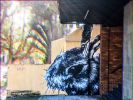George the Rabbit | Street Murals by @MCRT.Studio. Item made of synthetic