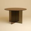 Bronzed Glass Dining Table - SADO by Lebanto | Tables by Lebanto. Item made of glass works with minimalism & contemporary style