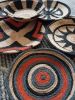 Set of 7 Boho Wall Plate Decor | Decorative Plate in Decorative Objects by Sarmal Design. Item made of bamboo & cotton compatible with boho and mid century modern style