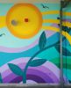 Roscomare School Geoscape Mural | Murals by L Star Murals | Roscomare Road Elementary School in Los Angeles. Item made of synthetic