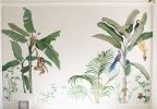 Banana Tree Mural | Murals by Stevie Howell. Item composed of synthetic