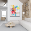 Abstract Original Painting "The good will win" | Oil And Acrylic Painting in Paintings by Carolina Alotus. Item composed of canvas and synthetic