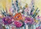 Beauty for the Beholder | Oil And Acrylic Painting in Paintings by Kozyuk Gallery. Item composed of canvas compatible with boho and contemporary style