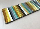 Modern wall art Fused glass wall art Wall panels | Glasswork in Wall Treatments by Jullia Tyasko. Item composed of wood & glass compatible with contemporary and modern style