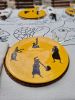 Decorative plate MEDINA HKAYET | Decorative Objects by LA FIBRE ARTISANALE. Item in contemporary or eclectic & maximalism style