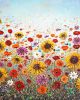 Song of the Wildflowers | Oil And Acrylic Painting in Paintings by DaggArt. Item composed of canvas in country & farmhouse style