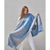 Macaroon Sky Throw | Linens & Bedding by Studio Variously. Item composed of cotton in minimalism or modern style