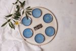 Handmade Ceramic Large Seder Plate | Dinnerware by ShellyClayspot. Item composed of stone
