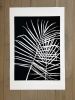 Palm Fronds, Black Botanical Print | Prints by Erik Linton. Item made of paper